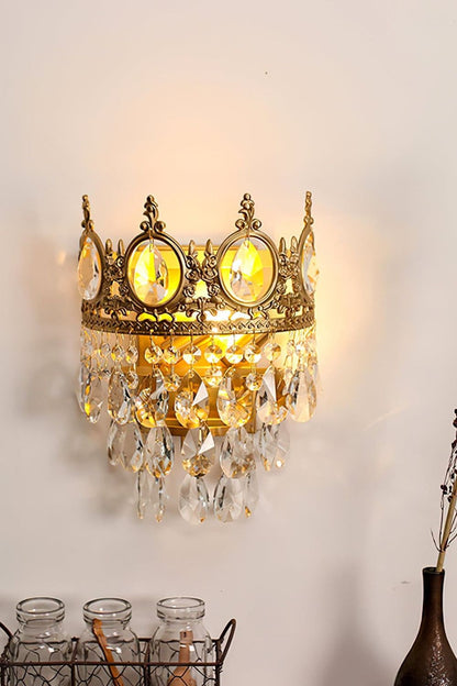 Vintage Crystal Sconce - everlamps