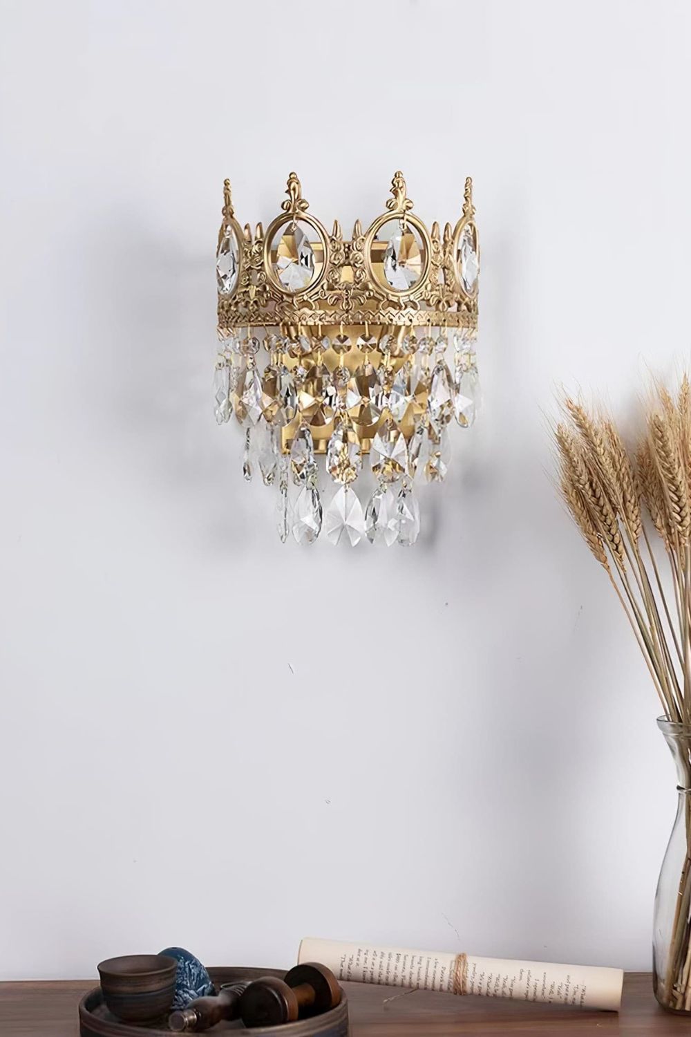 Vintage Crystal Sconce - everlamps