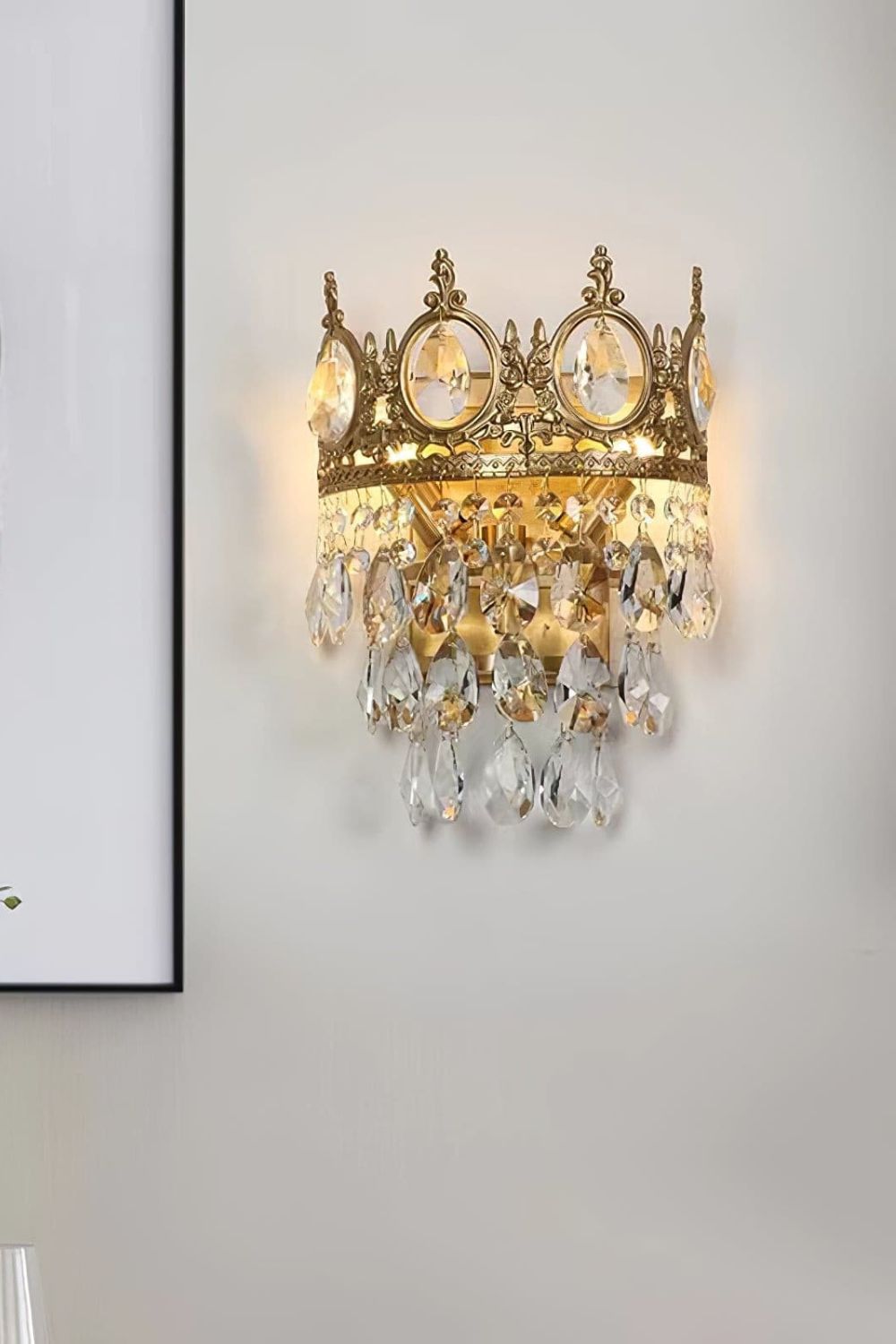 Vintage Crystal Sconce - everlamps