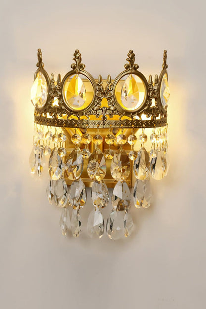 Vintage Crystal Sconce - everlamps