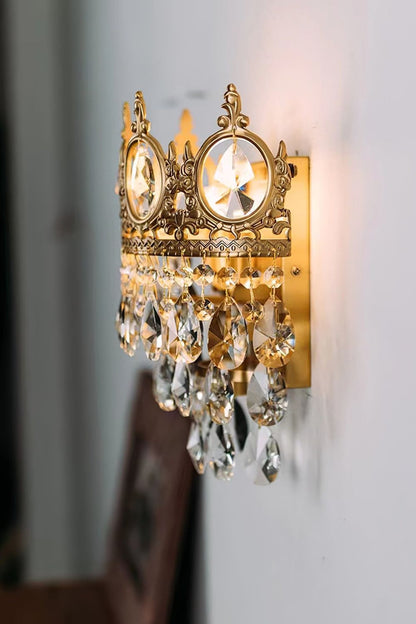 Vintage Crystal Sconce - everlamps