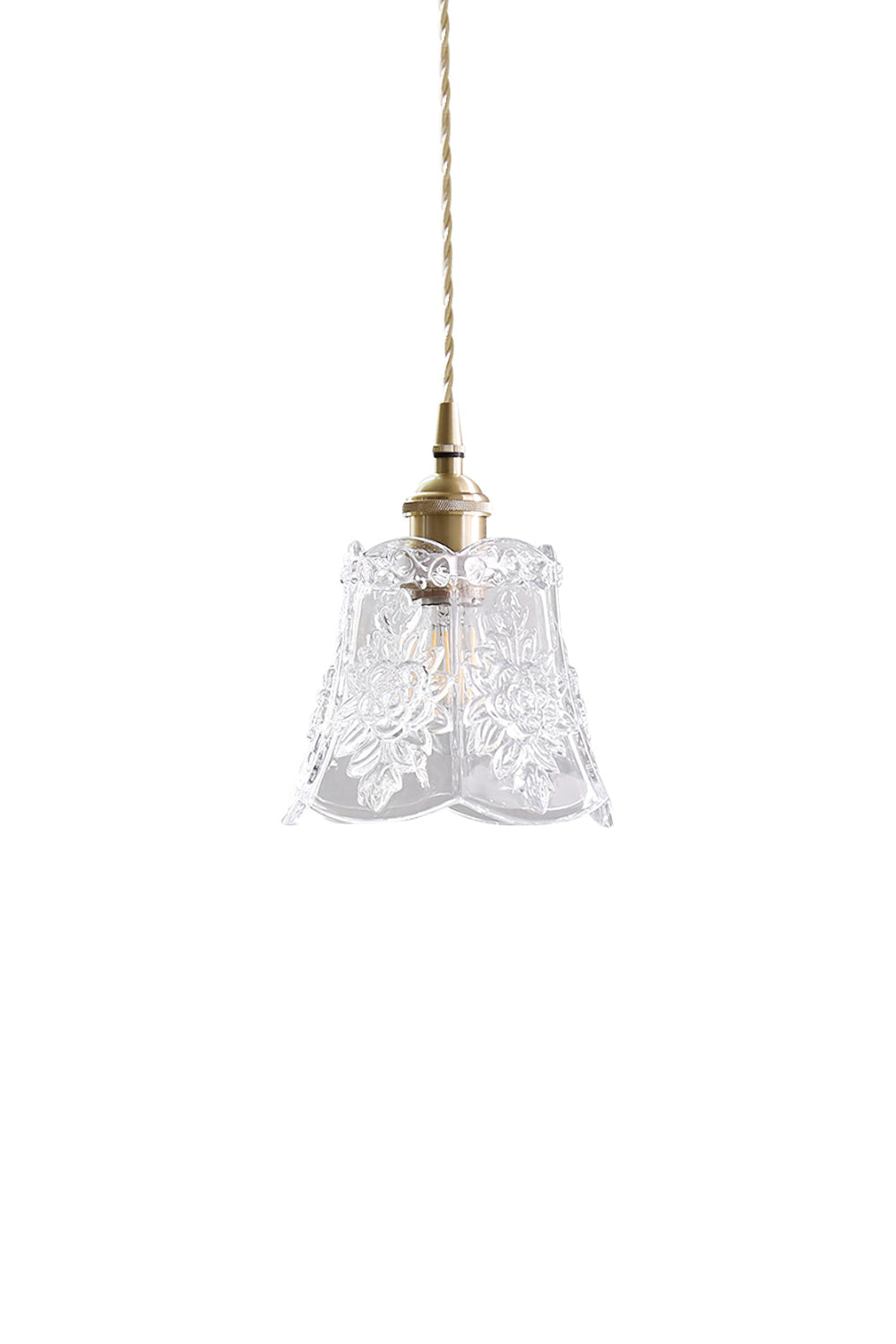 Vintage Flower Glass Pendant Light | everlamps
