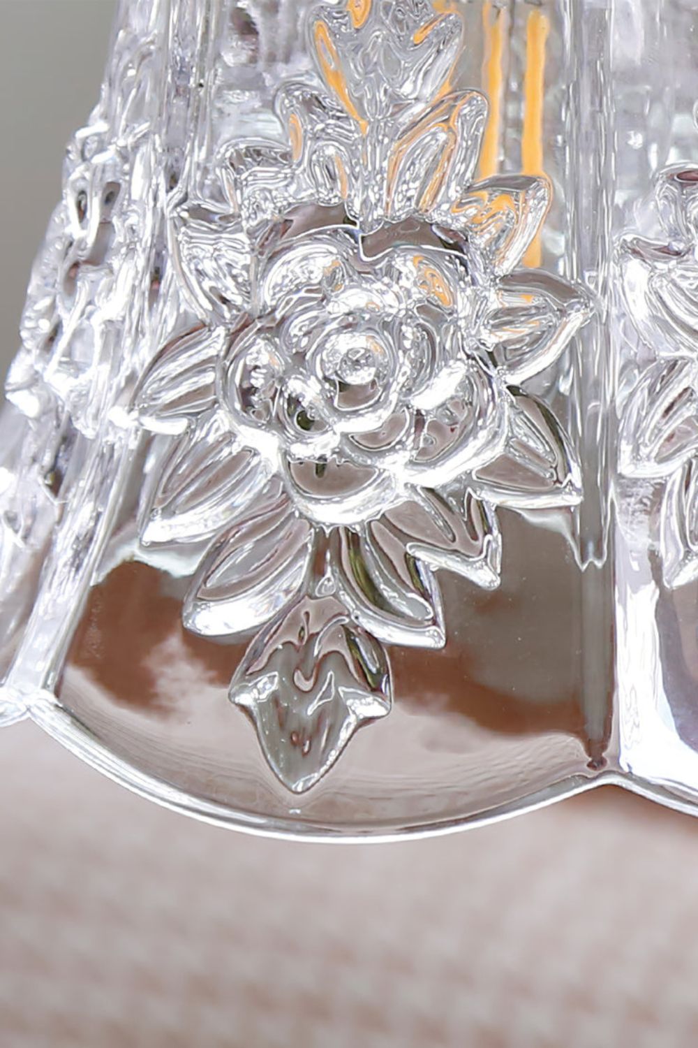 Vintage Flower Glass Pendant Light - view 11 | everlamps