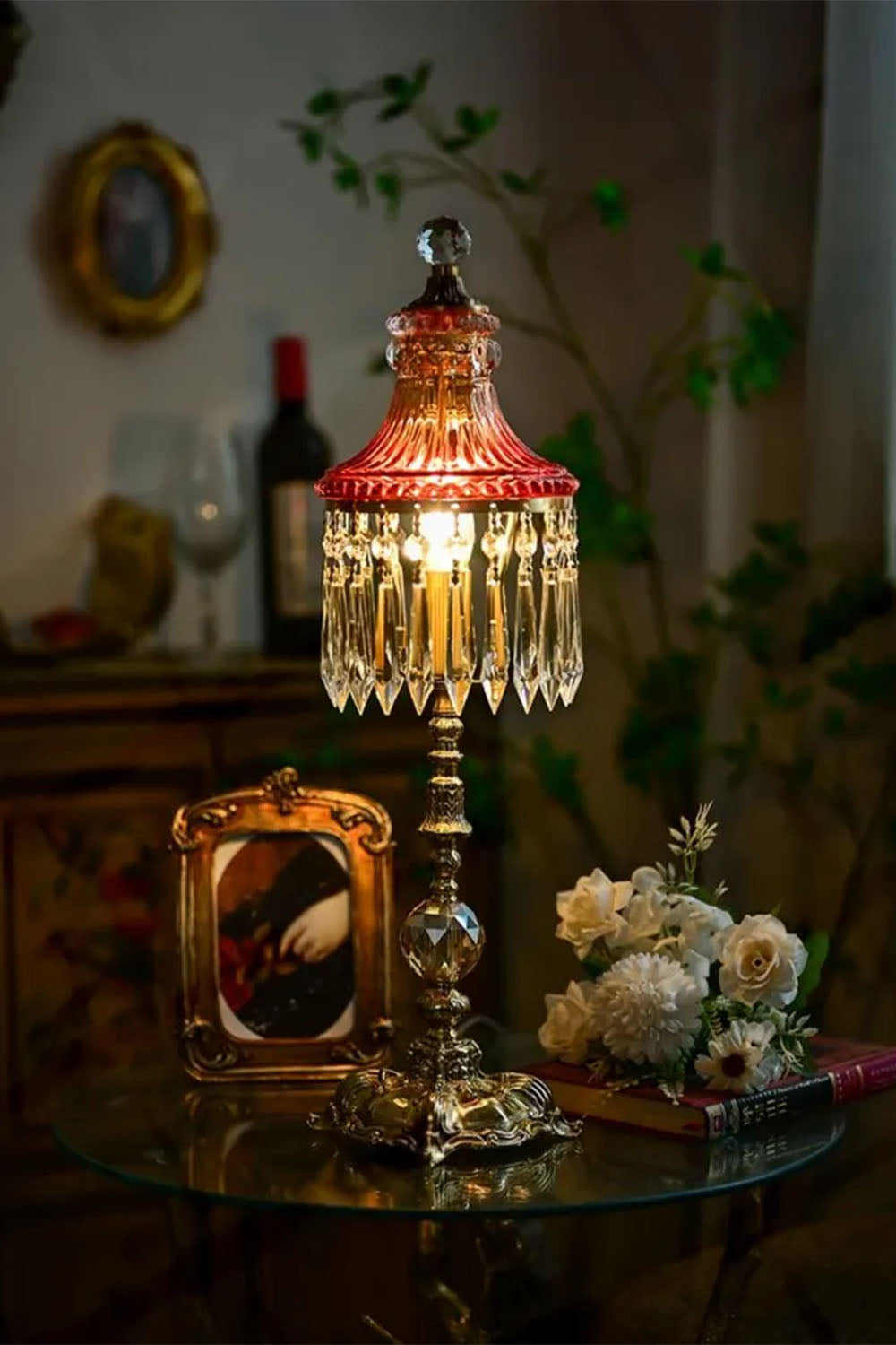 Vintage French Victorian Table Lamp - view 11 | everlamps