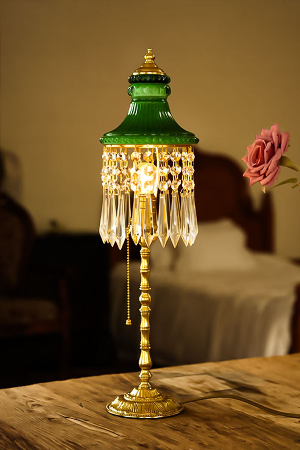 Vintage French Victorian Table Lamp - view 2 | everlamps