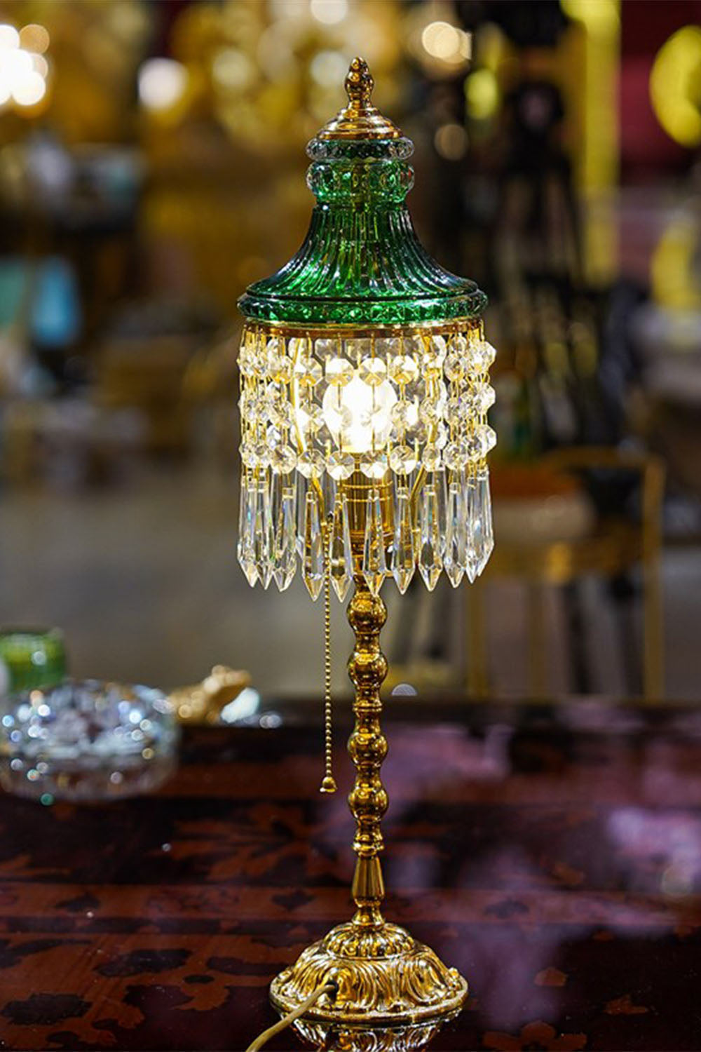 Vintage French Victorian Table Lamp - view 10 | everlamps