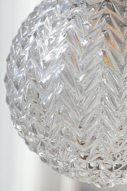 Vintage Glass Colonial Global Pendant Light - view 12 | everlamps