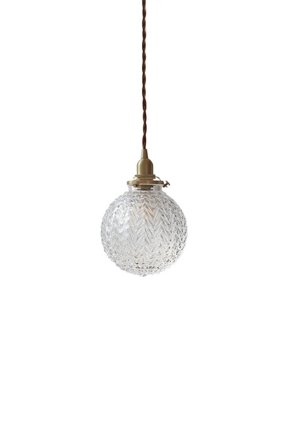Vintage Glass Colonial Global Pendant Light | everlamps