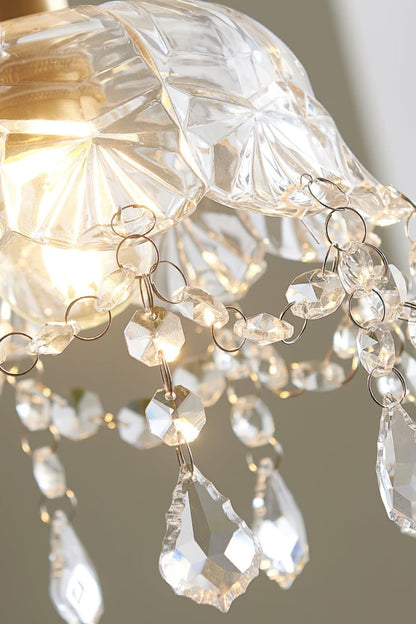 Vintage Glass Jewel Pendant Light - view 14 | everlamps