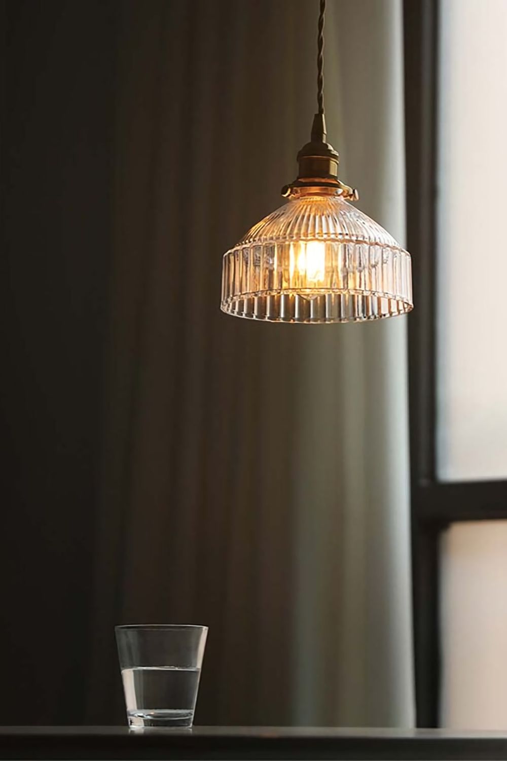 Vintage Glass Pendant Light - everlamps
