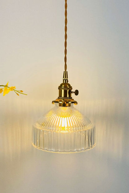 Vintage Glass Pendant Light - everlamps