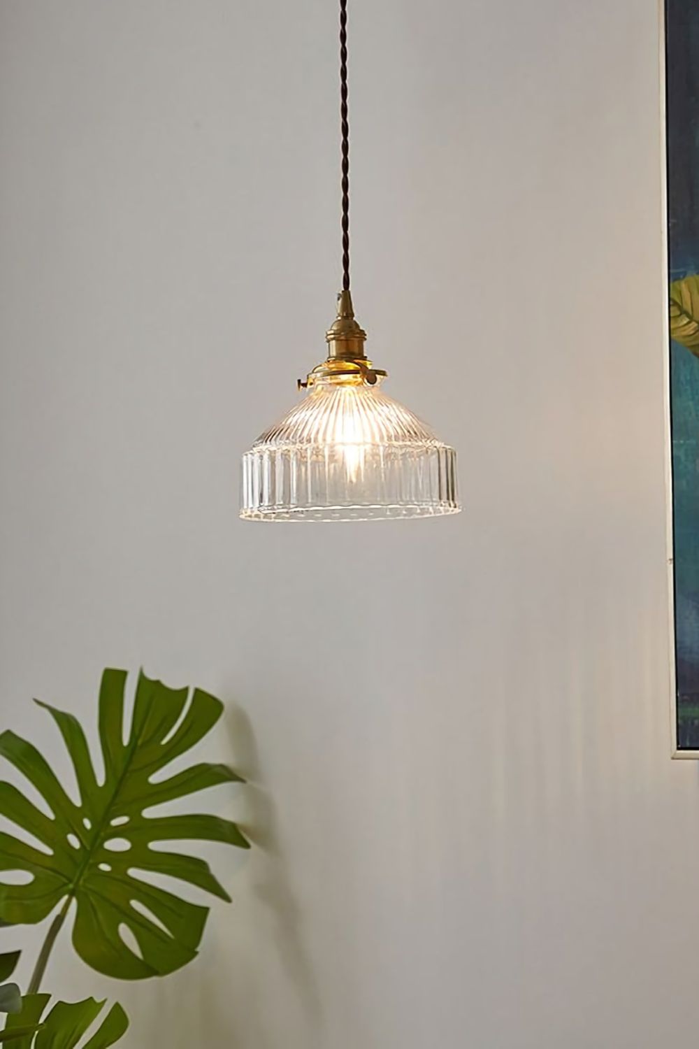 Vintage Glass Pendant Light - everlamps