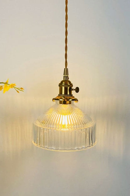 Vintage Glass Pendant Light - everlamps