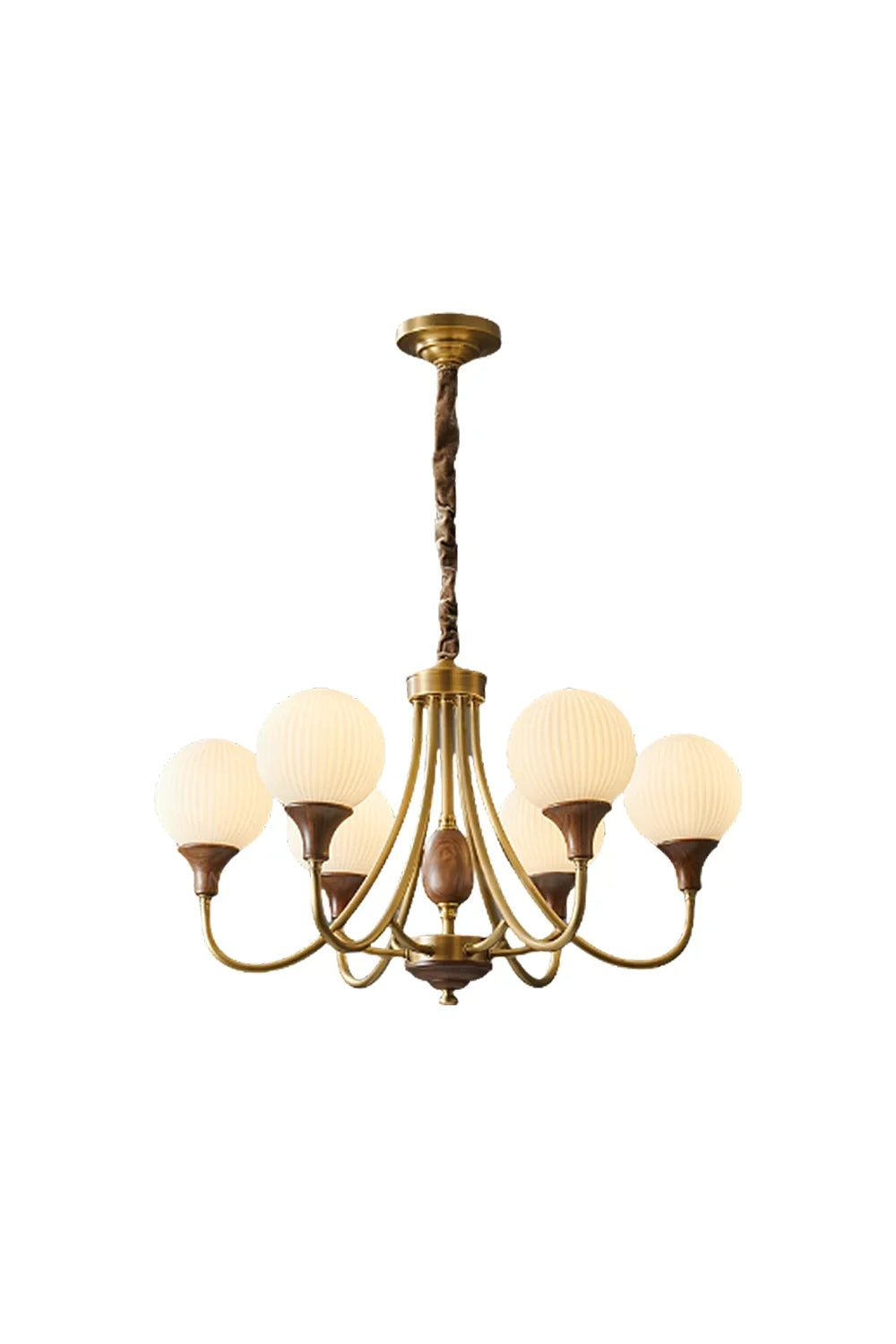 Vintage Globe Brass Chandelier | everlamps