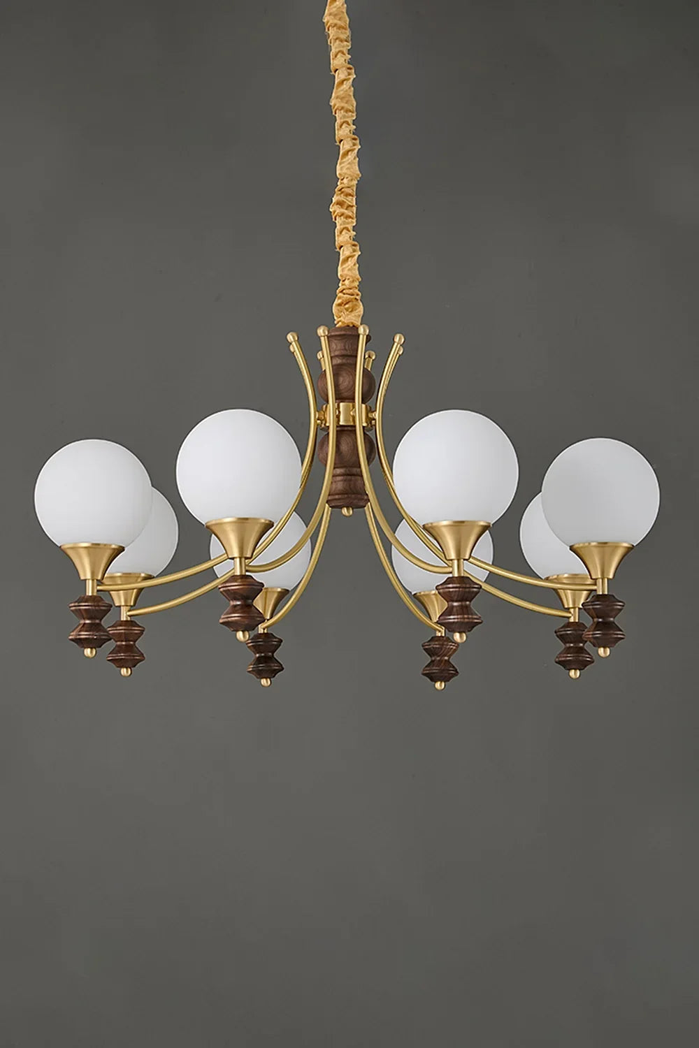 Vintage Globe Chandelier - view 11 | everlamps