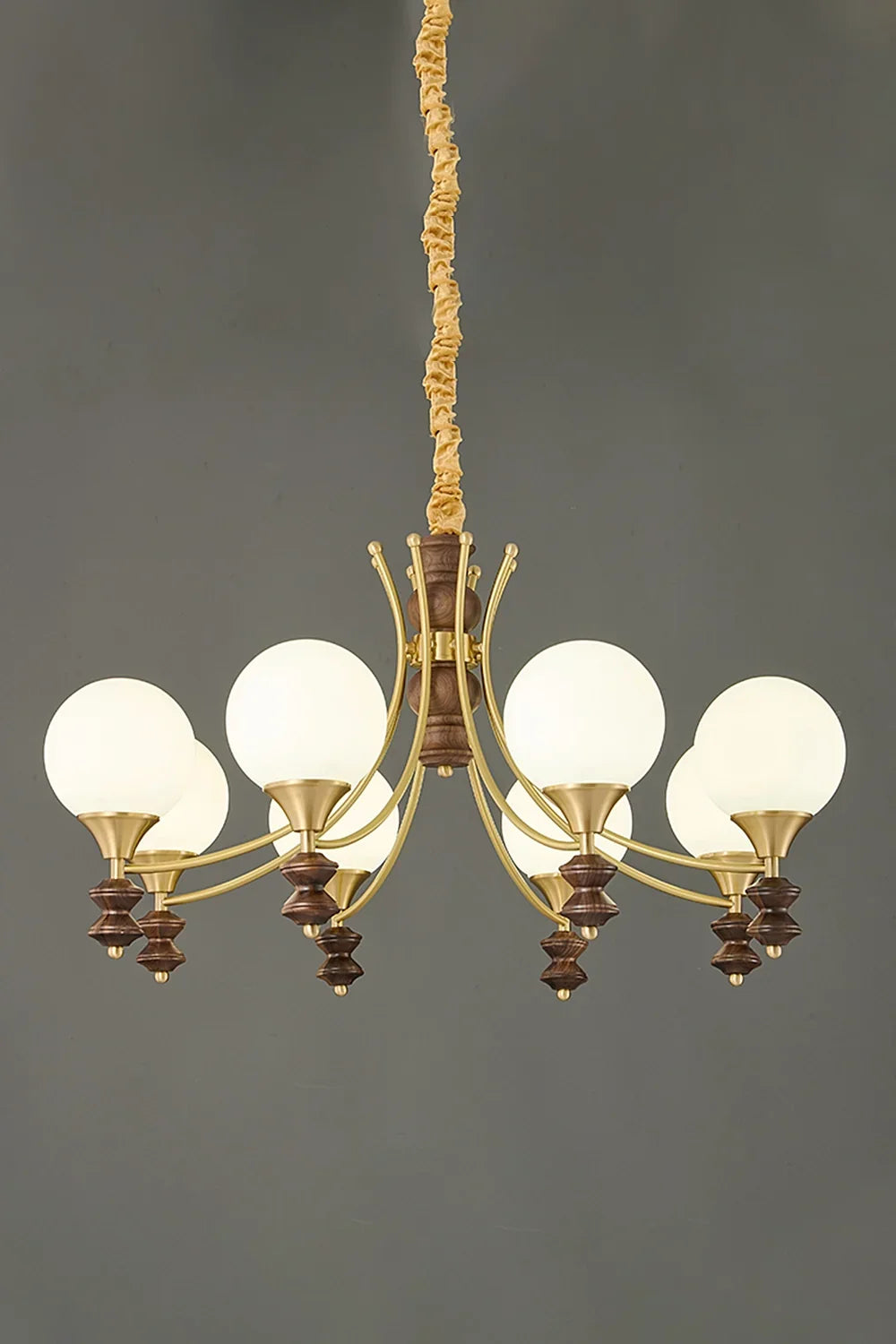 Vintage Globe Chandelier - view 10 | everlamps