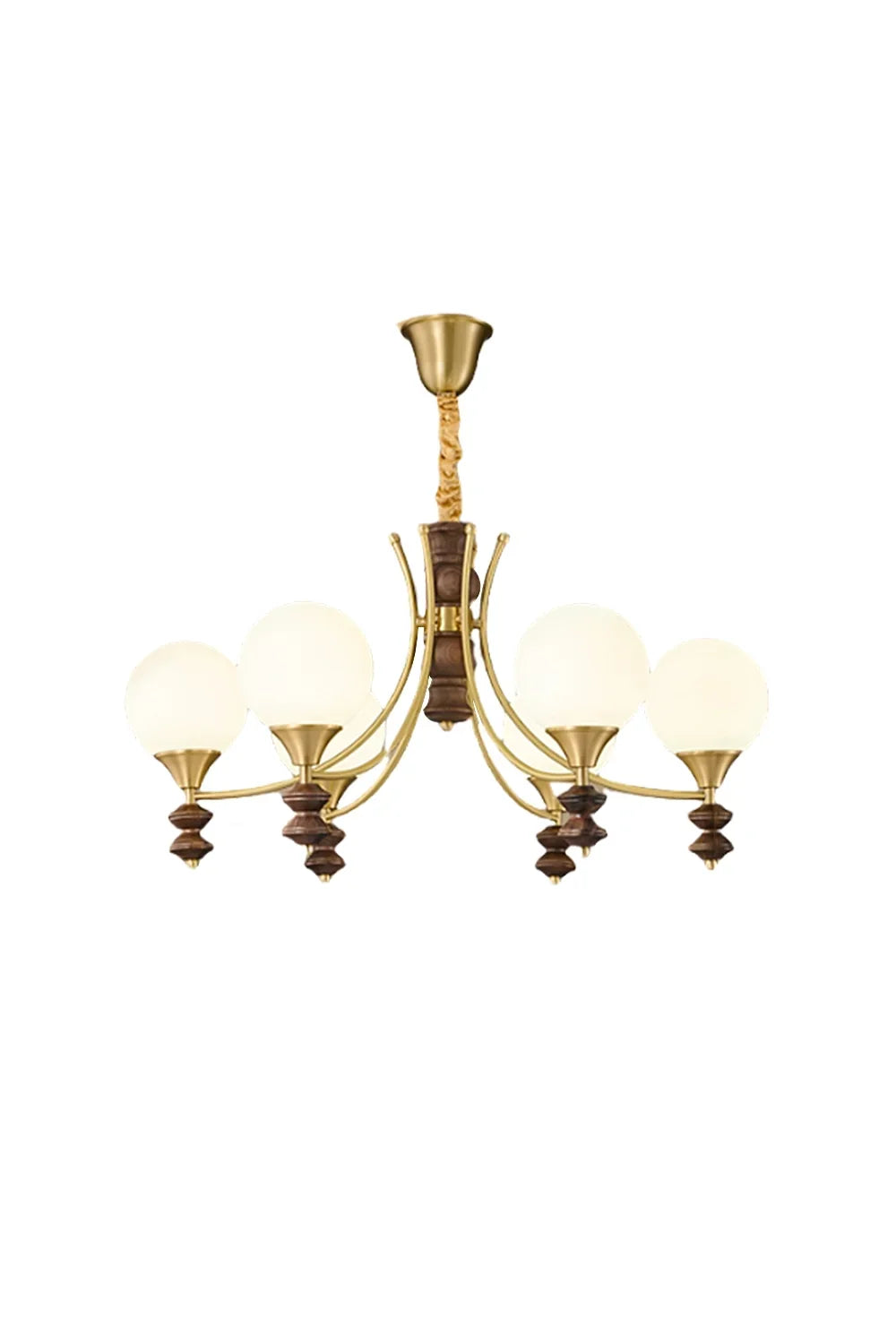 Vintage Globe Chandelier - view 15 | everlamps