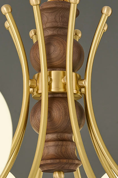 Vintage Globe Chandelier - view 13 | everlamps