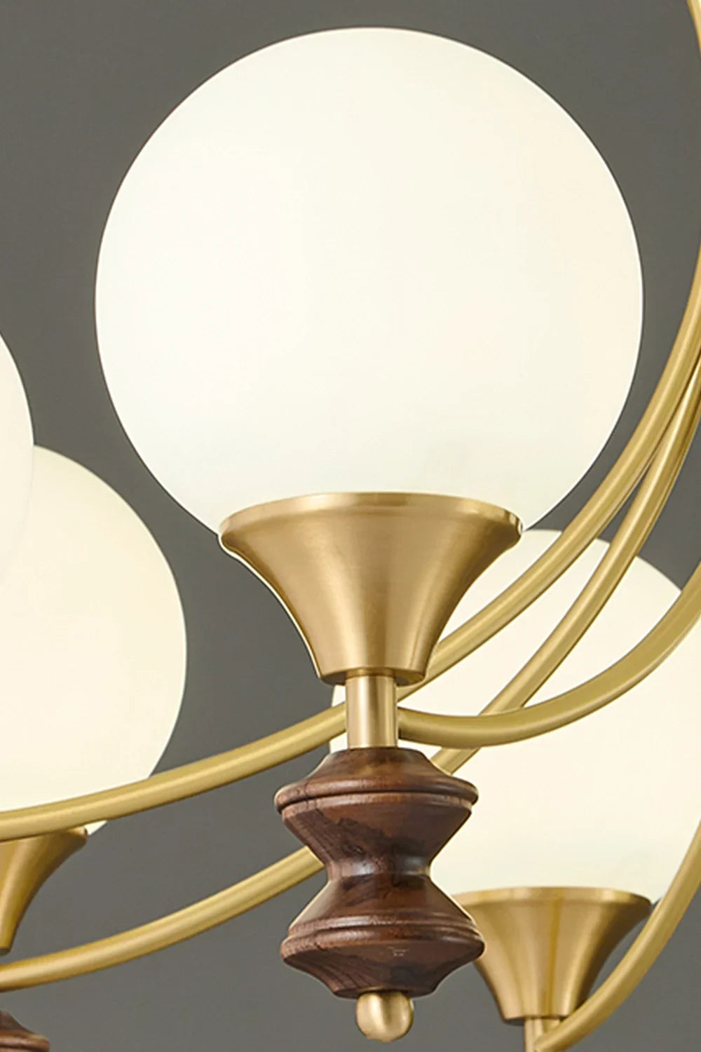 Vintage Globe Chandelier - view 12 | everlamps