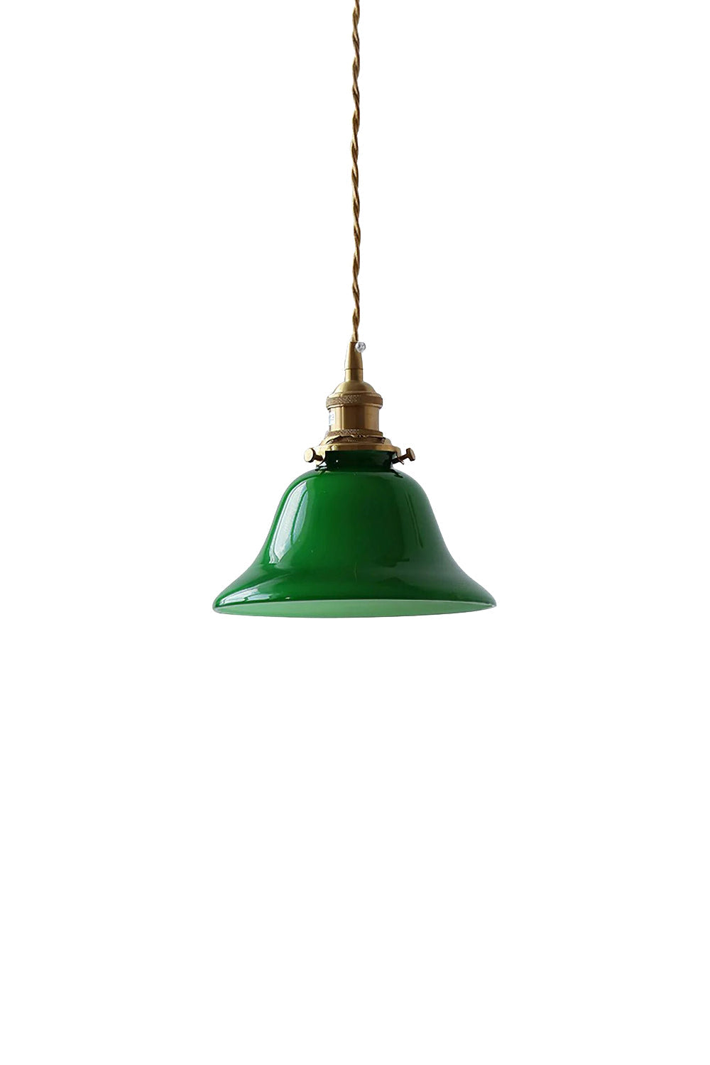 Vintage Green Bell Pendant Light | everlamps
