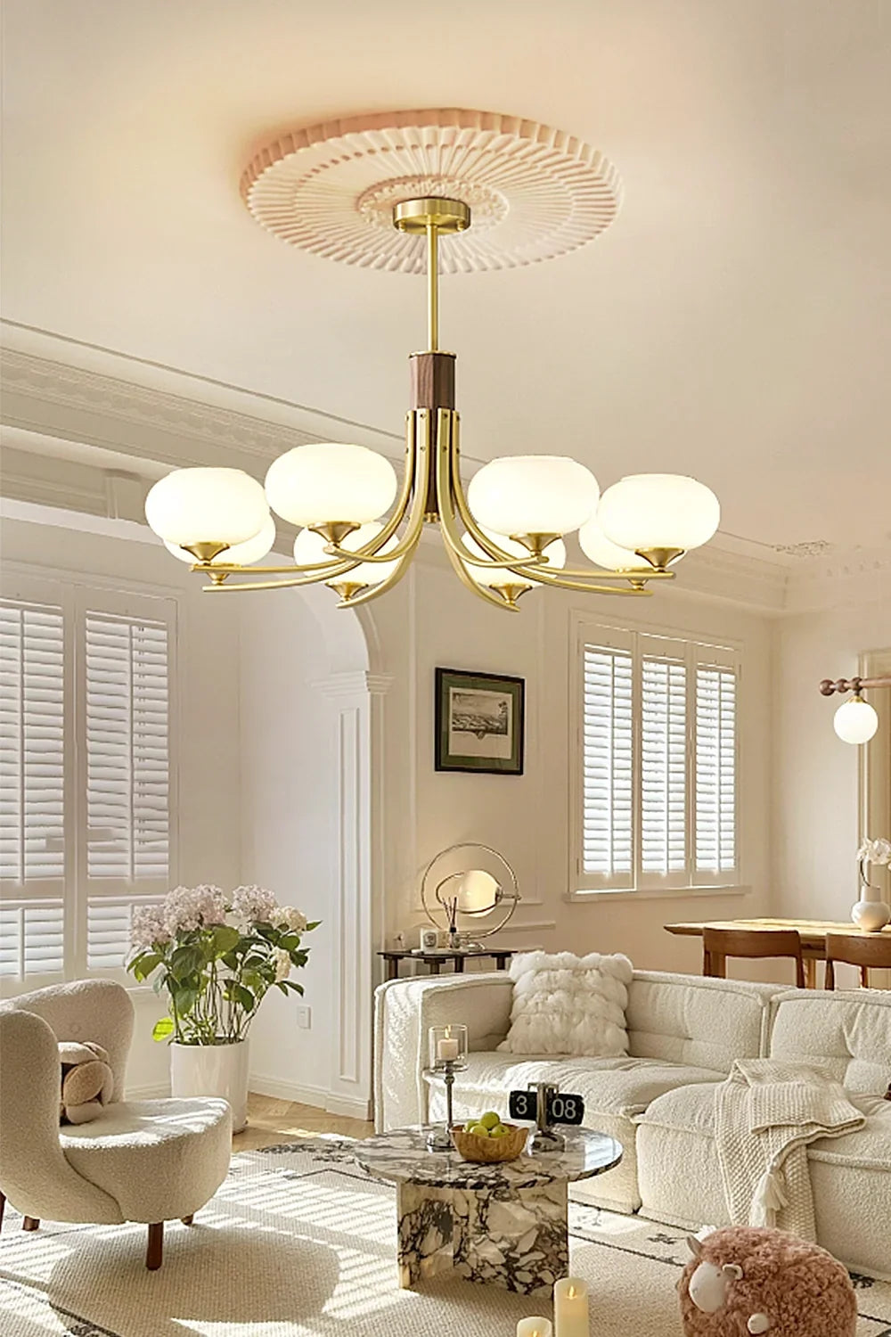Vintage Larenta Rico Chandelier - view 6 | everlamps