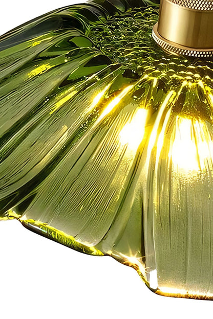 Vintage Lotus Blossom Glass Pendant Light - view 32 | everlamps