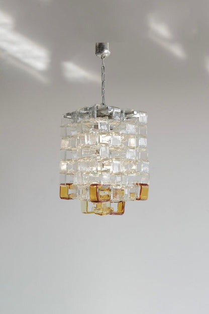 Vintage MAZZEGA Glass Chandelier - view 3 | everlamps