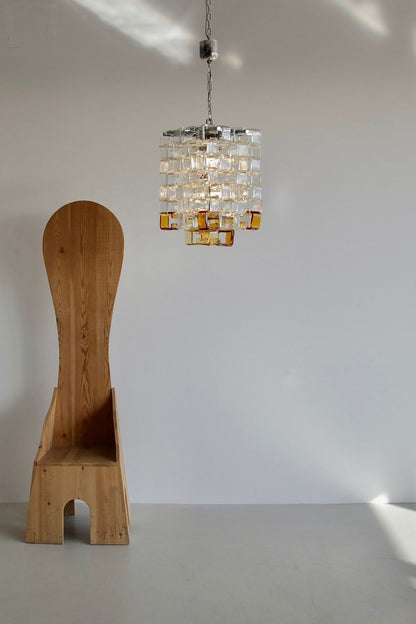 Vintage MAZZEGA Glass Chandelier - view 2 | everlamps