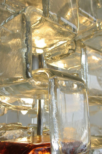 Vintage MAZZEGA Glass Chandelier - view 7 | everlamps