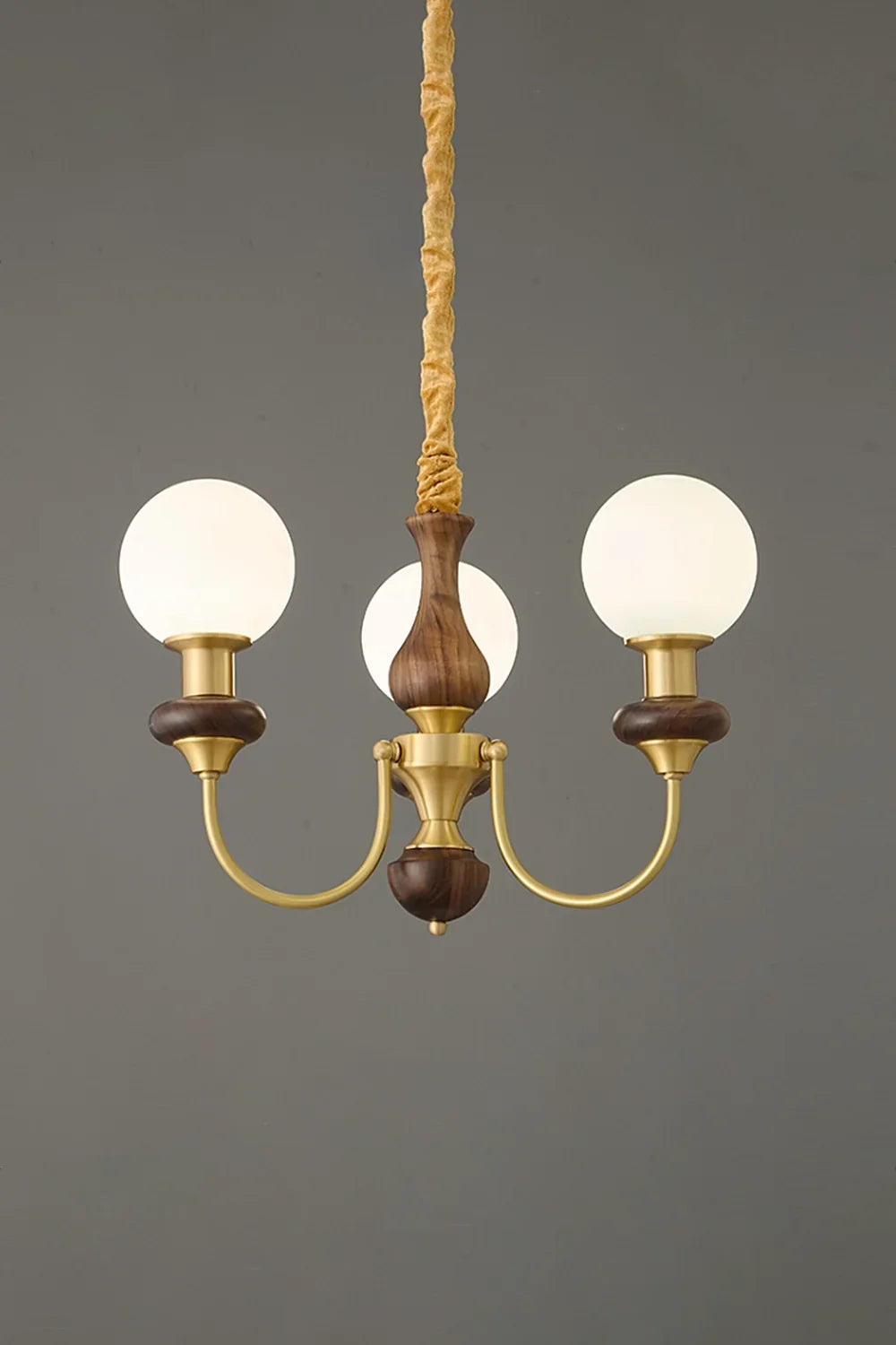Vintage Monique Globe Chandelier - view 14 | everlamps