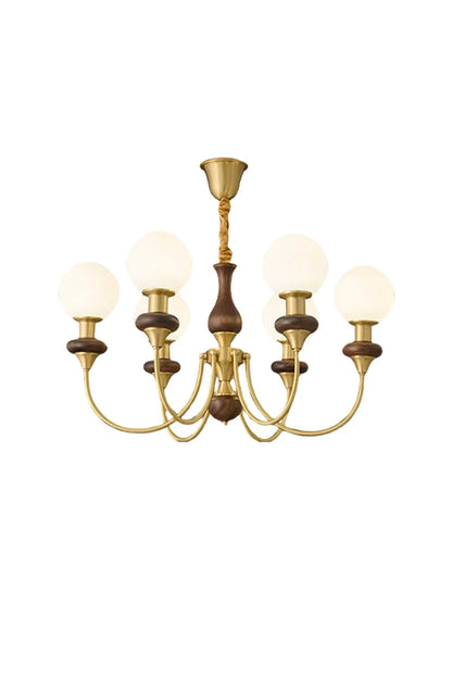 Vintage Monique Globe Chandelier - view 19 | everlamps