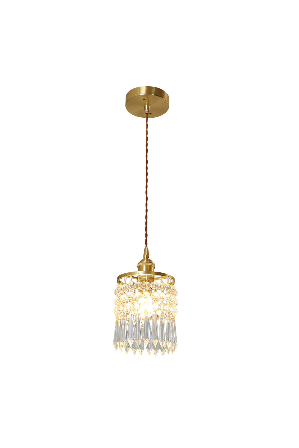 Vintage Prism Crystal Pendant Light - view 11 | everlamps