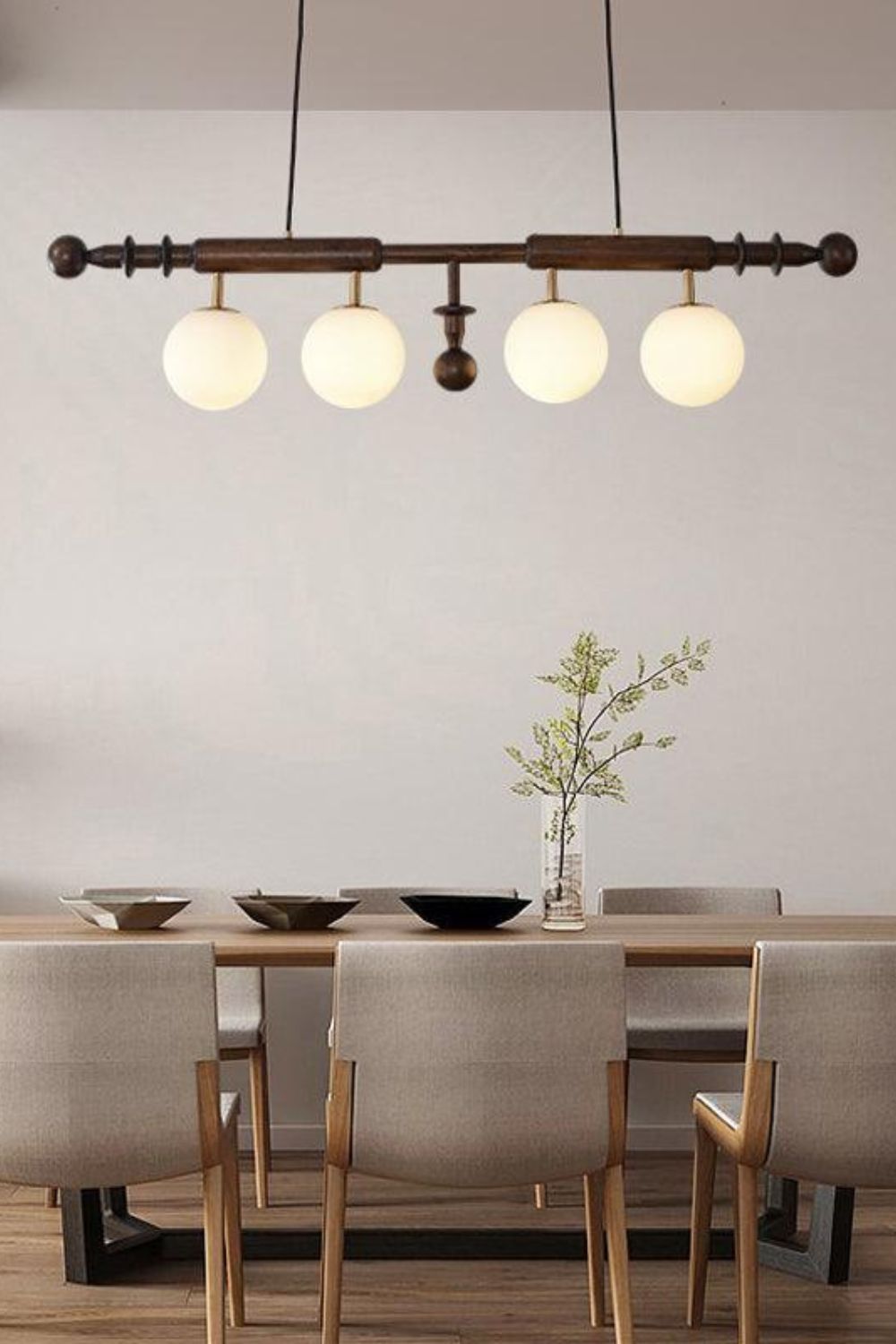 Vintage Roman Column Chandelier - view 6 | everlamps
