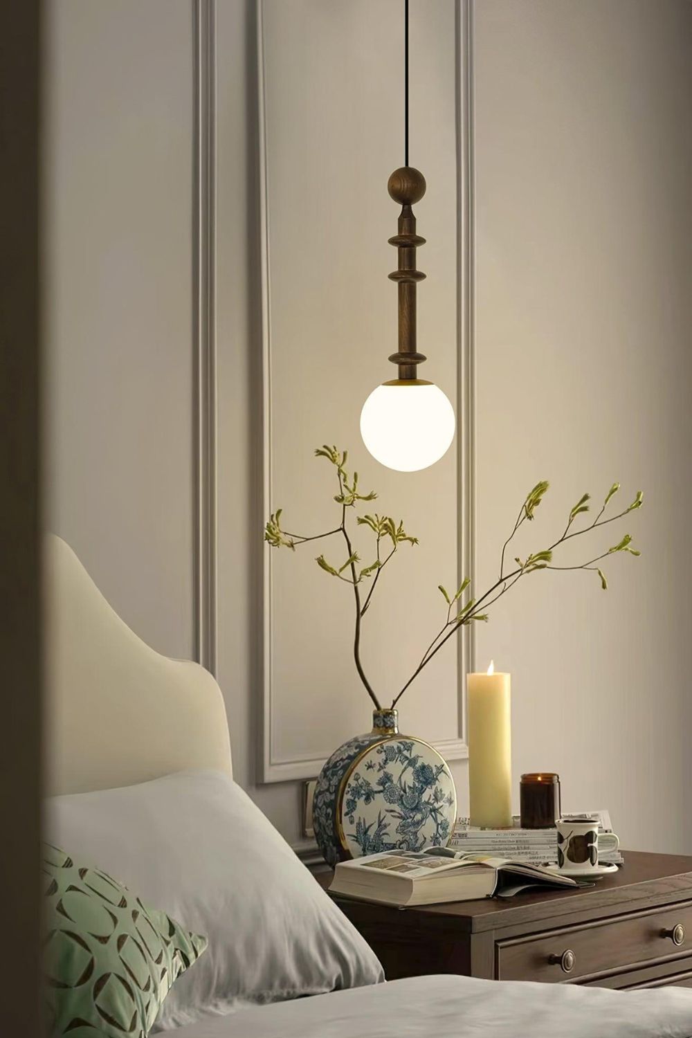 Vintage Roman Column Small Pendant Light - view 22 | everlamps