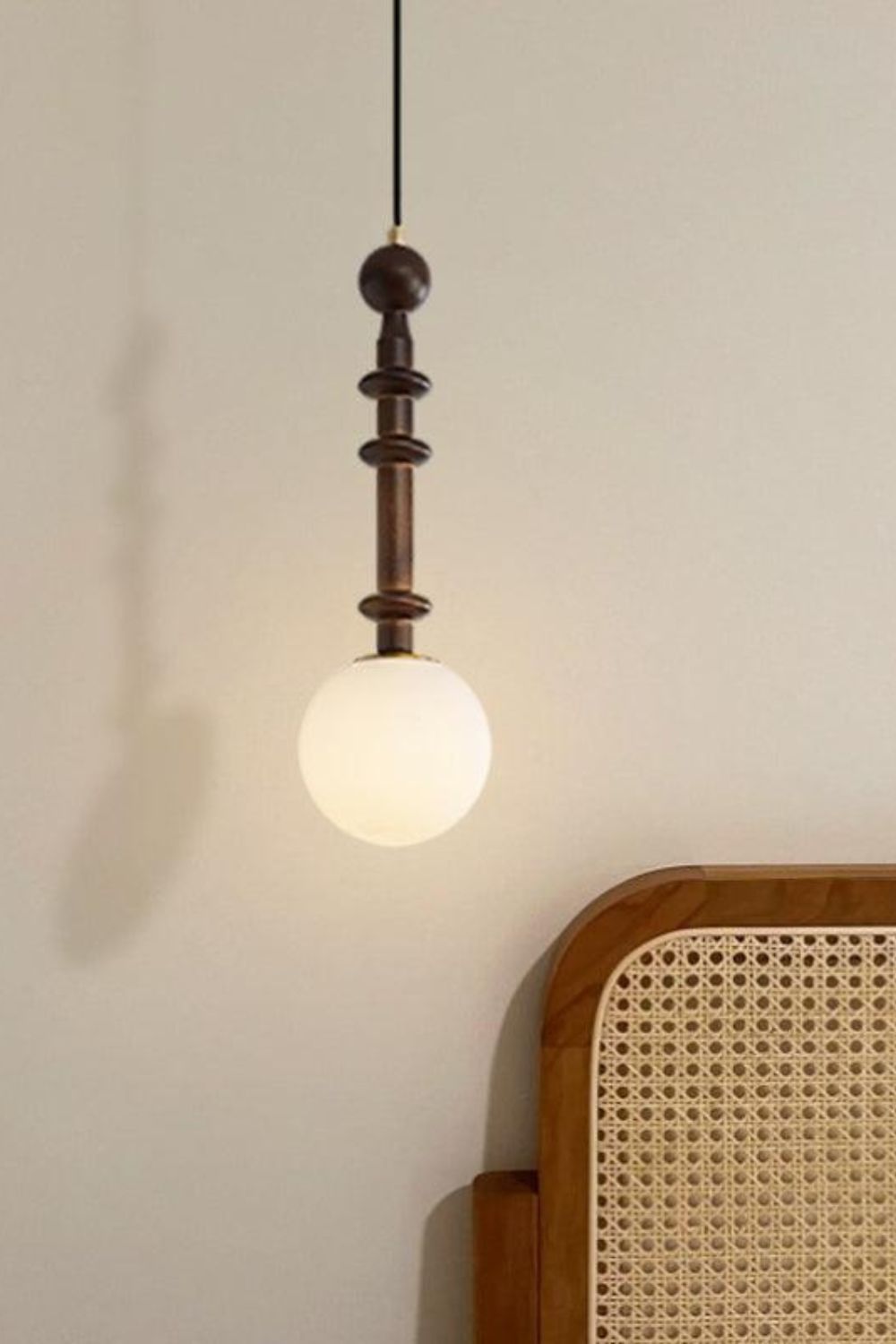 Vintage Roman Column Small Pendant Light - view 4 | everlamps