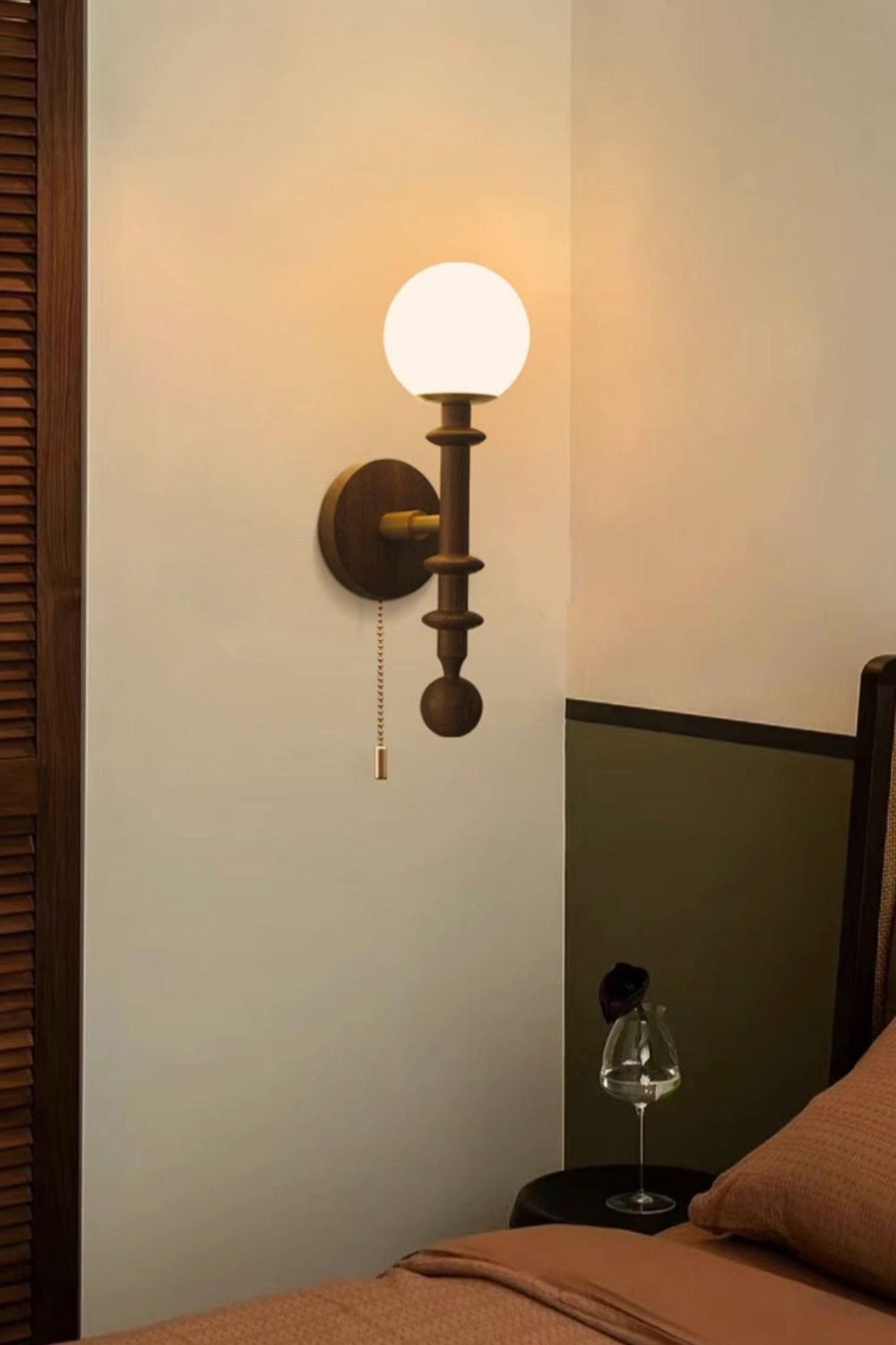 Vintage Roman Column Wall Lamp - view 4 | everlamps