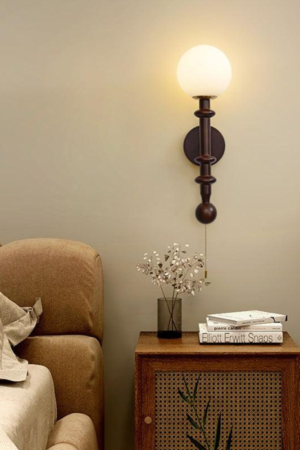 Vintage Roman Column Wall Lamp - view 3 | everlamps