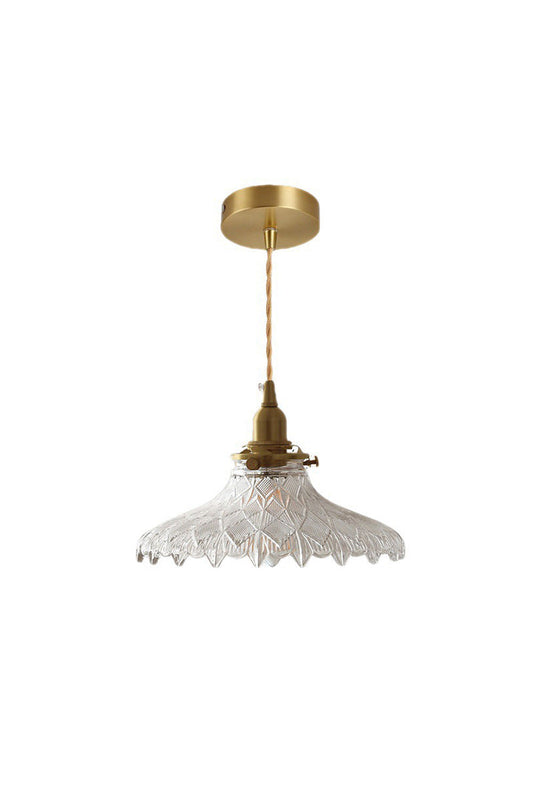 Vintage Textured Glass Pendant Light | everlamps