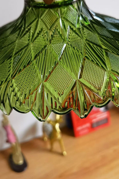 Vintage Textured Glass Pendant Light - view 21 | everlamps