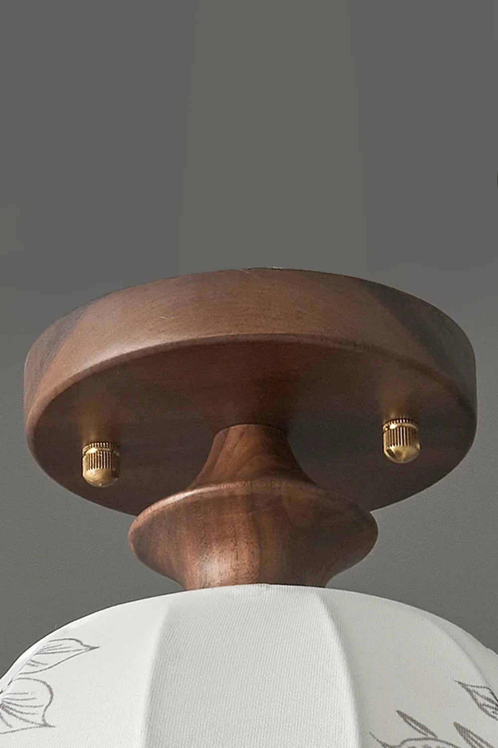 Vintage Walnut Ceiling Light - view 10 | everlamps