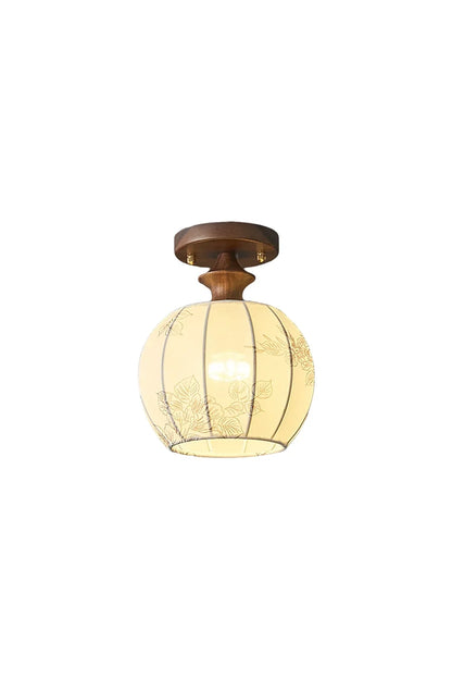 Vintage Walnut Ceiling Light | everlamps