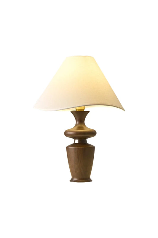 Vintage Walnut Table Lamp | everlamps