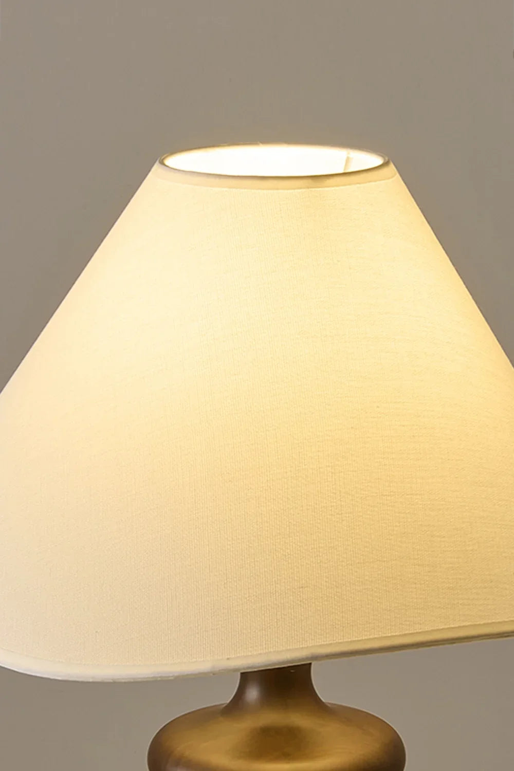 Vintage Walnut Table Lamp - view 9 | everlamps