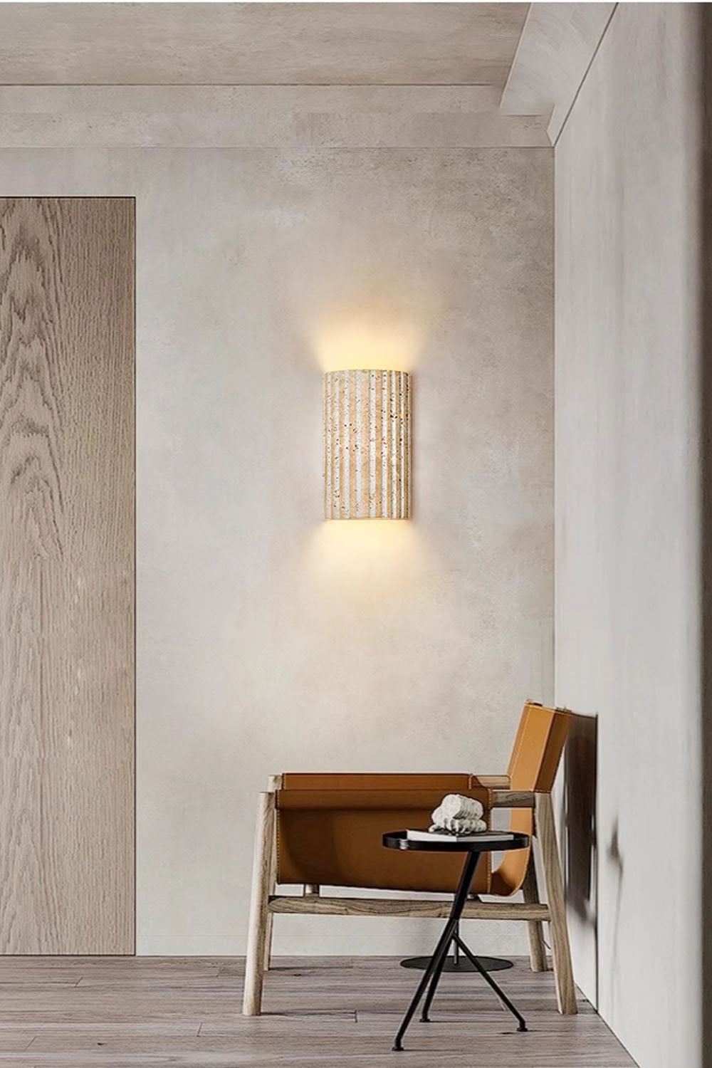Vintage Yellow Travertine Wall Lamp - view 10 | everlamps