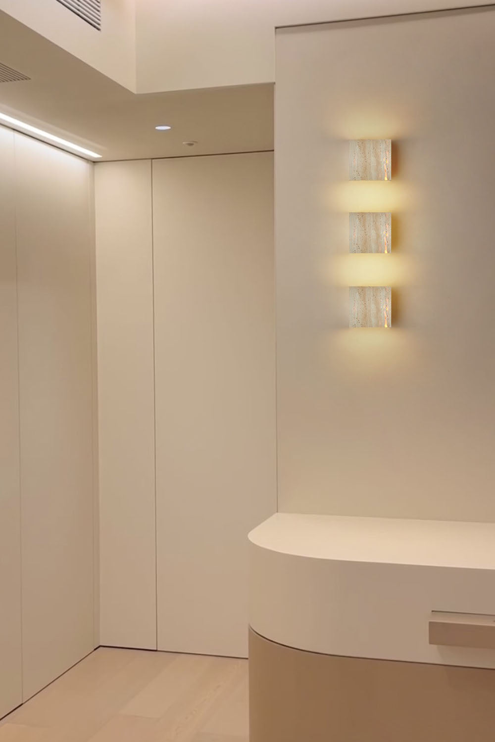 Vintage Yellow Travertine Wall Lamp - view 16 | everlamps