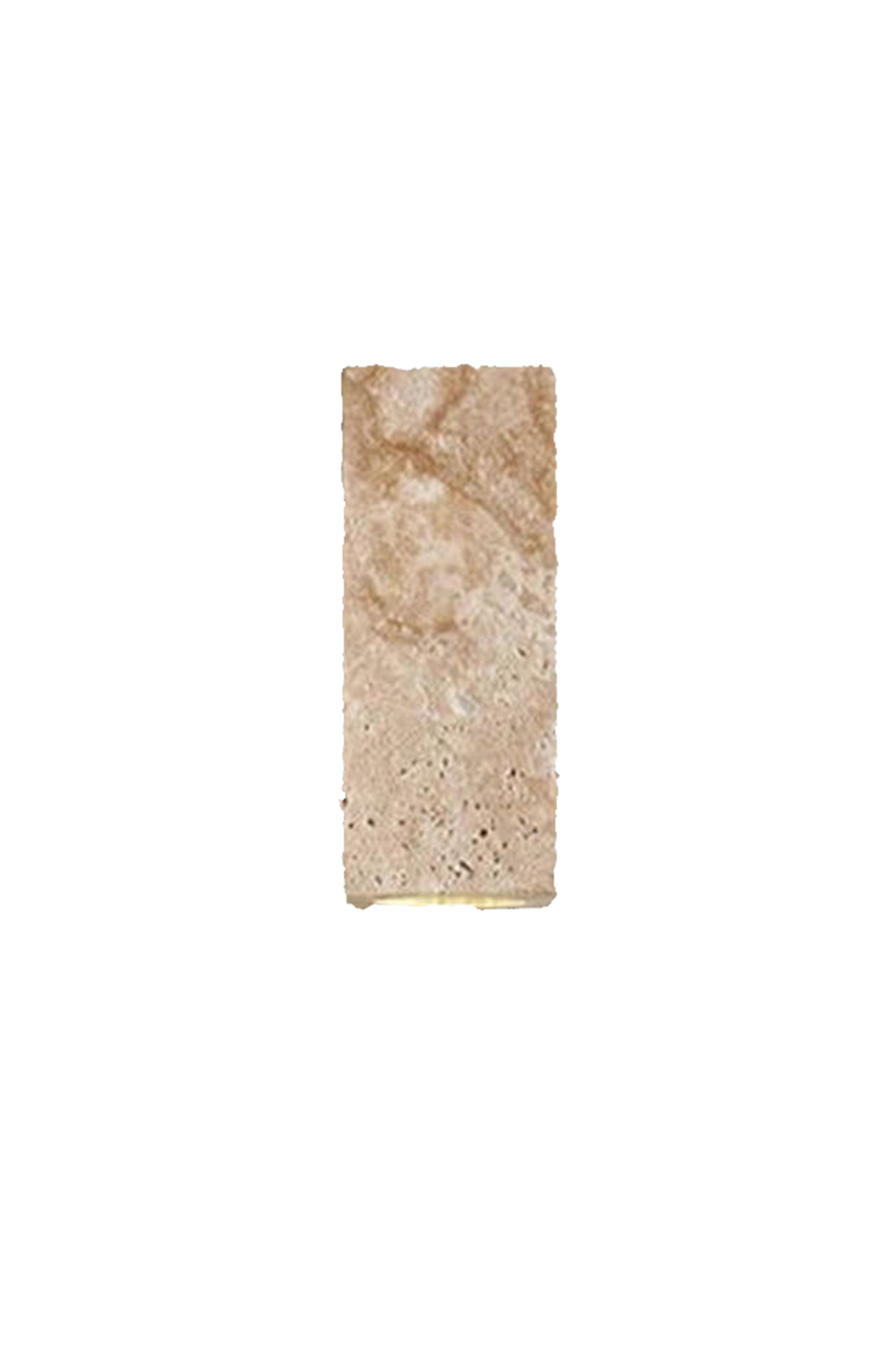 Vintage Yellow Travertine Wall Lamp | everlamps
