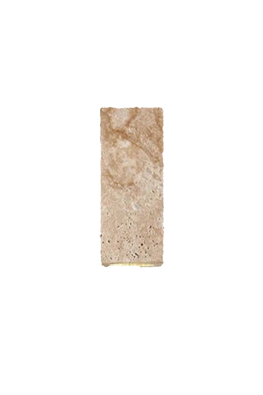 Vintage Yellow Travertine Wall Lamp | everlamps
