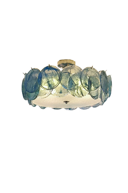 Vistosi-Style Glass Disc Ceiling Light - view 6 | everlamps
