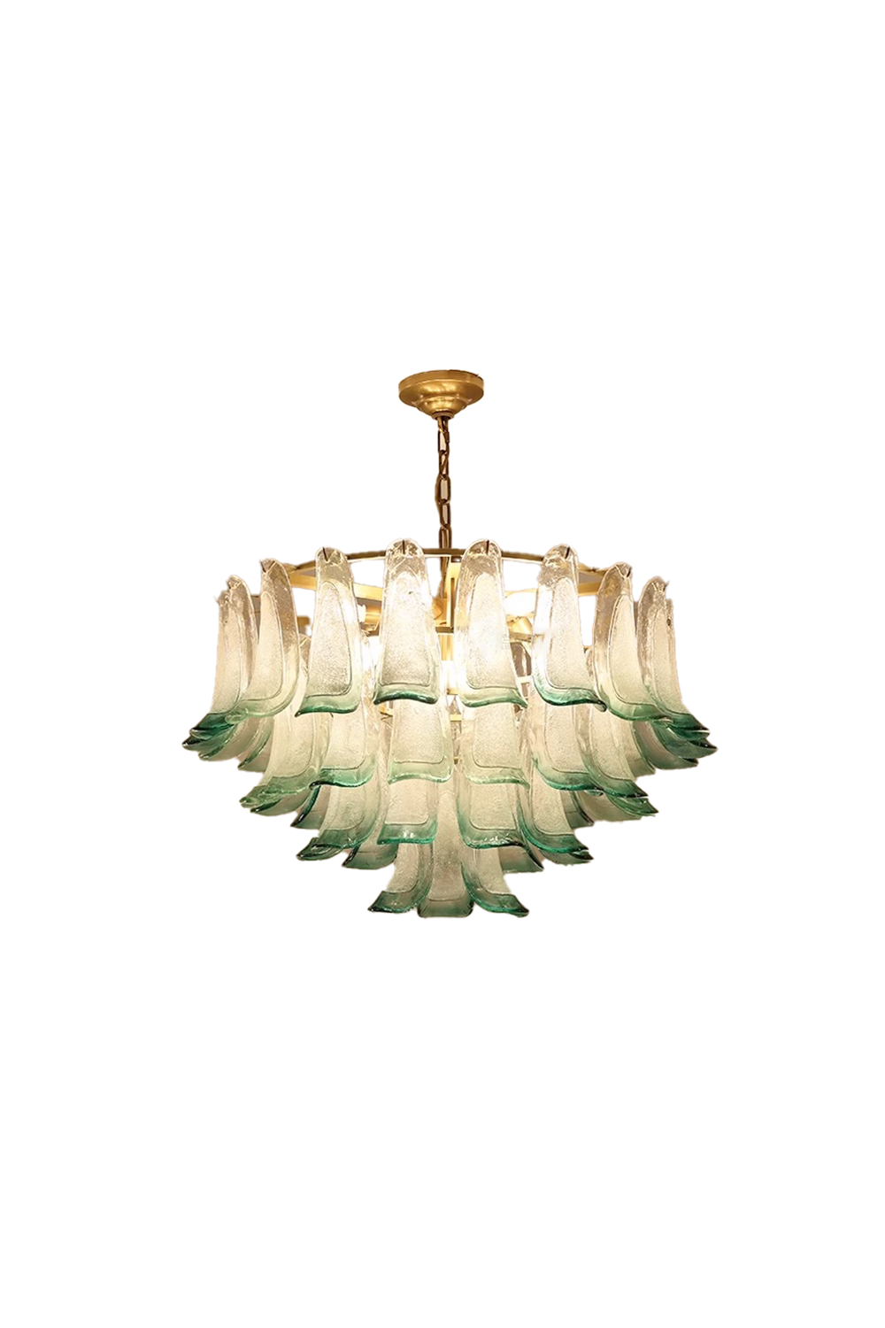 Vistosi-Style Glass Petal Chandelier - view 20 | everlamps