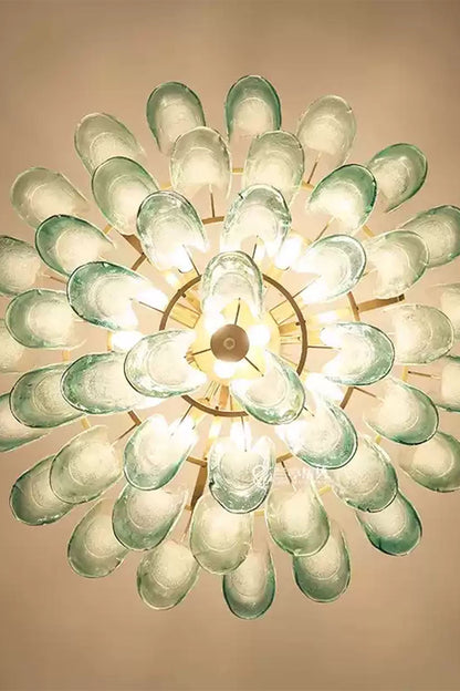 Vistosi-Style Glass Petal Chandelier - view 14 | everlamps